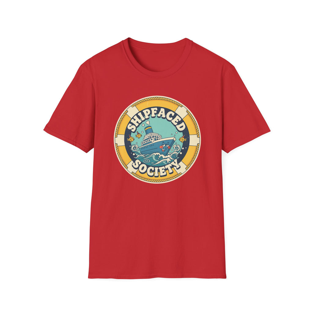 Shipfaced Society T-Shirt – Nautical Boat Party Graphic Tee