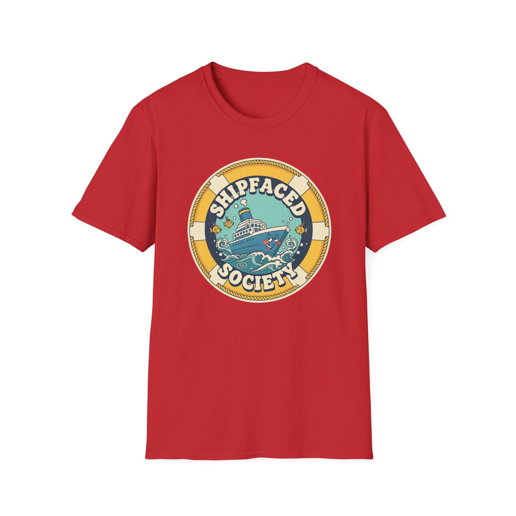 Shipfaced Society T-Shirt – Nautical Boat Party Graphic Tee