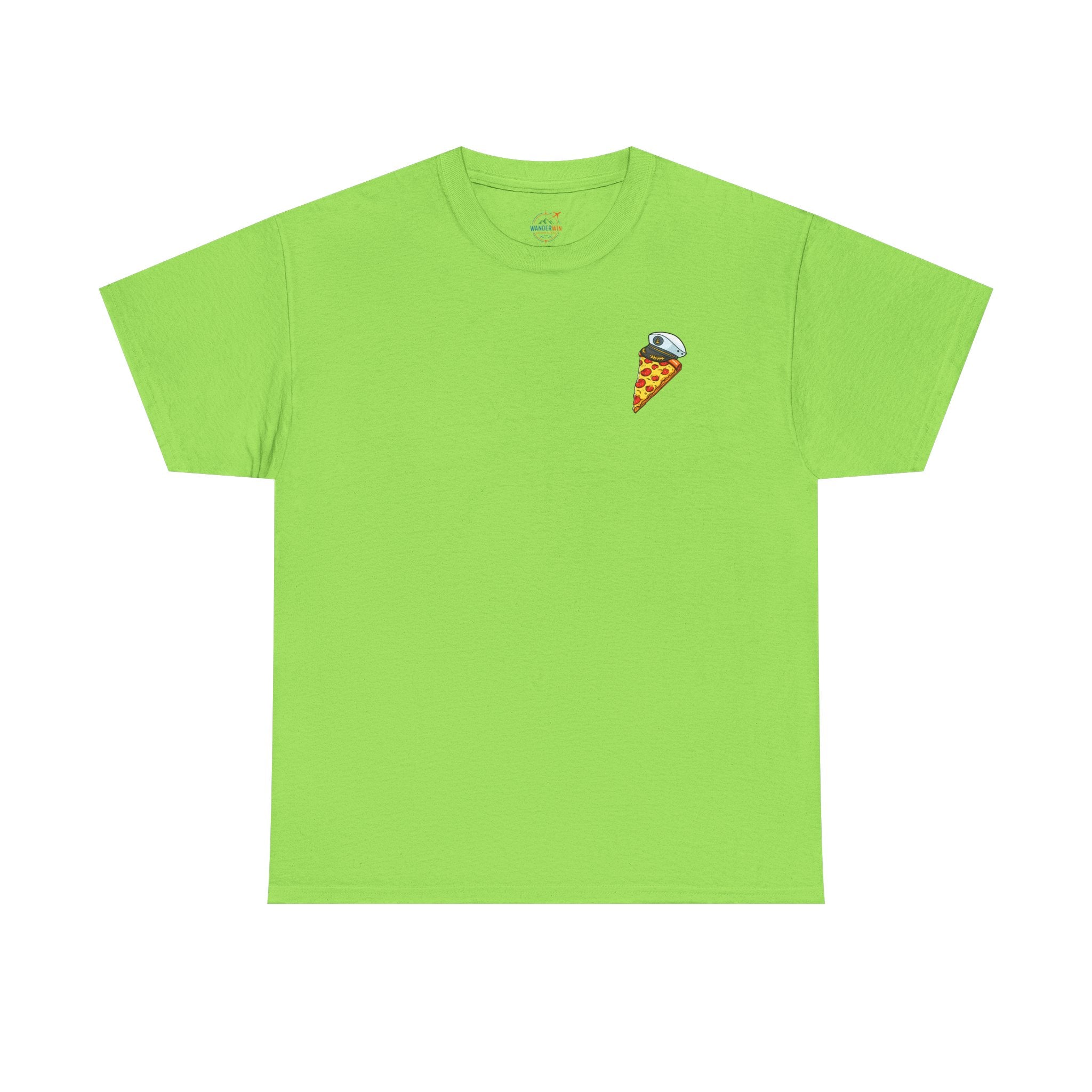 Pizza Captain Unisex Heavy Cotton Tee - Fun Graphic Tee, Retro Vibe, Perfect for Pizza Lovers, Casual Wear, Gift for Any Occasion