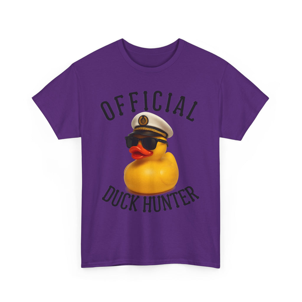 Official Duck Hunter Tee, Funny T-Shirt for Hunters, Gift for Outdoor Enthusiasts, Unisex Cotton Shirt, Casual Wear for Wildlife Lovers