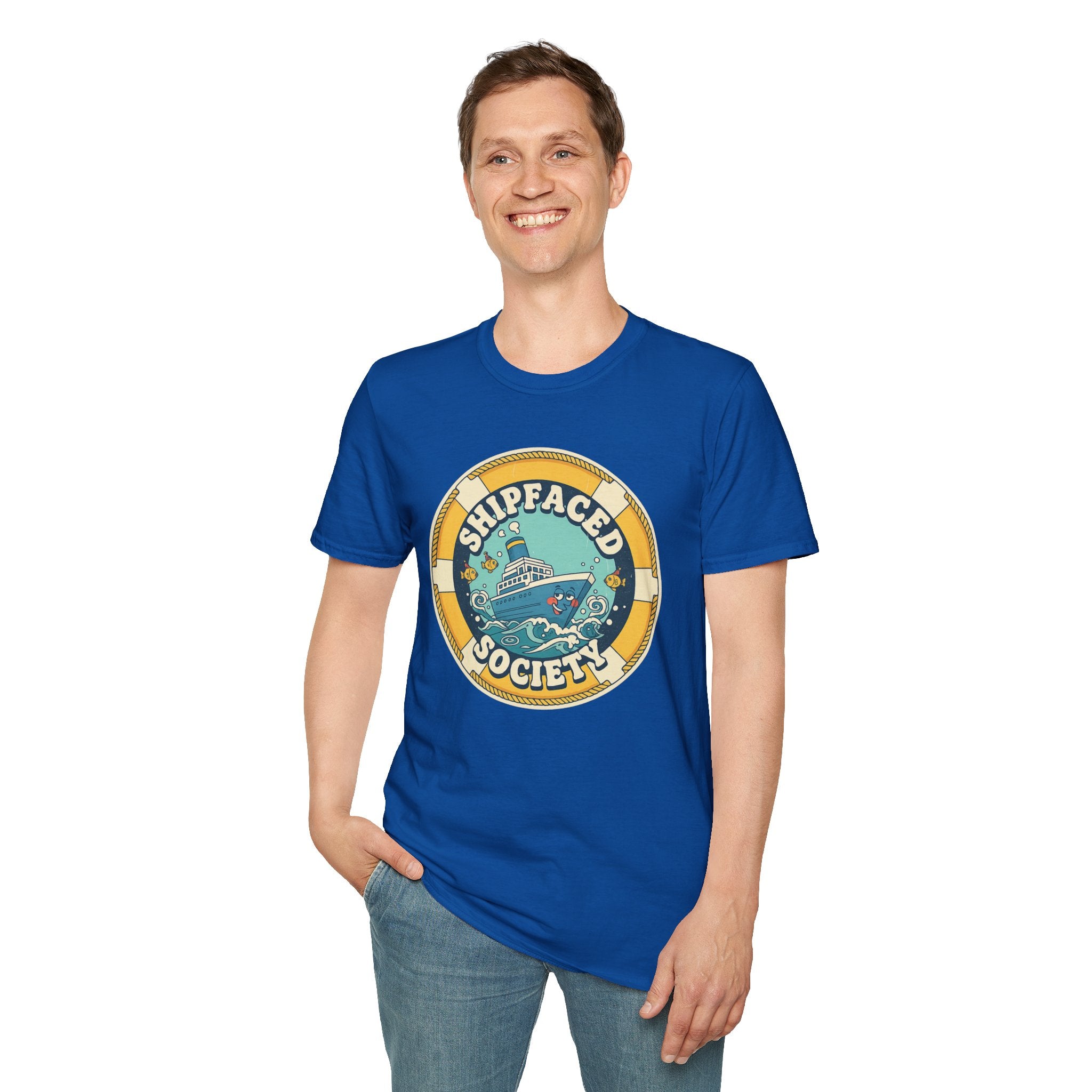Shipfaced Society T-Shirt – Nautical Boat Party Graphic Tee