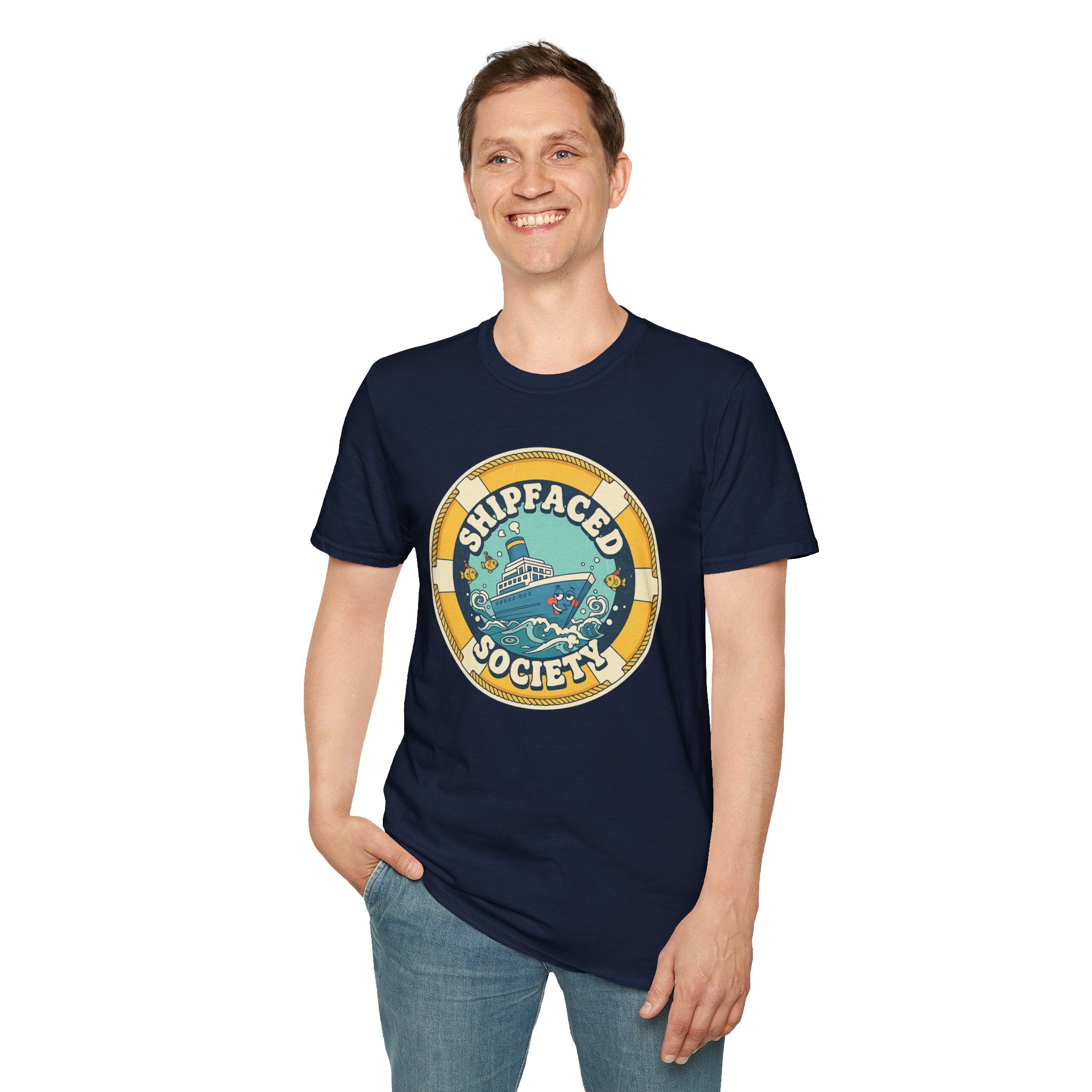 Shipfaced Society T-Shirt – Nautical Boat Party Graphic Tee