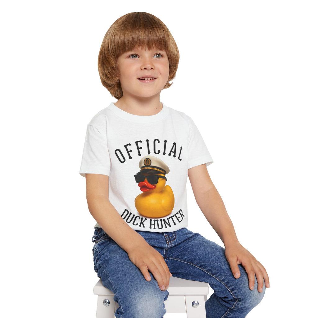 Official Duck Hunter Toddler T-shirt, Cute Kids Shirt, Fun Birthday Gift, Outdoor Adventure Tee, Baby Shower Present