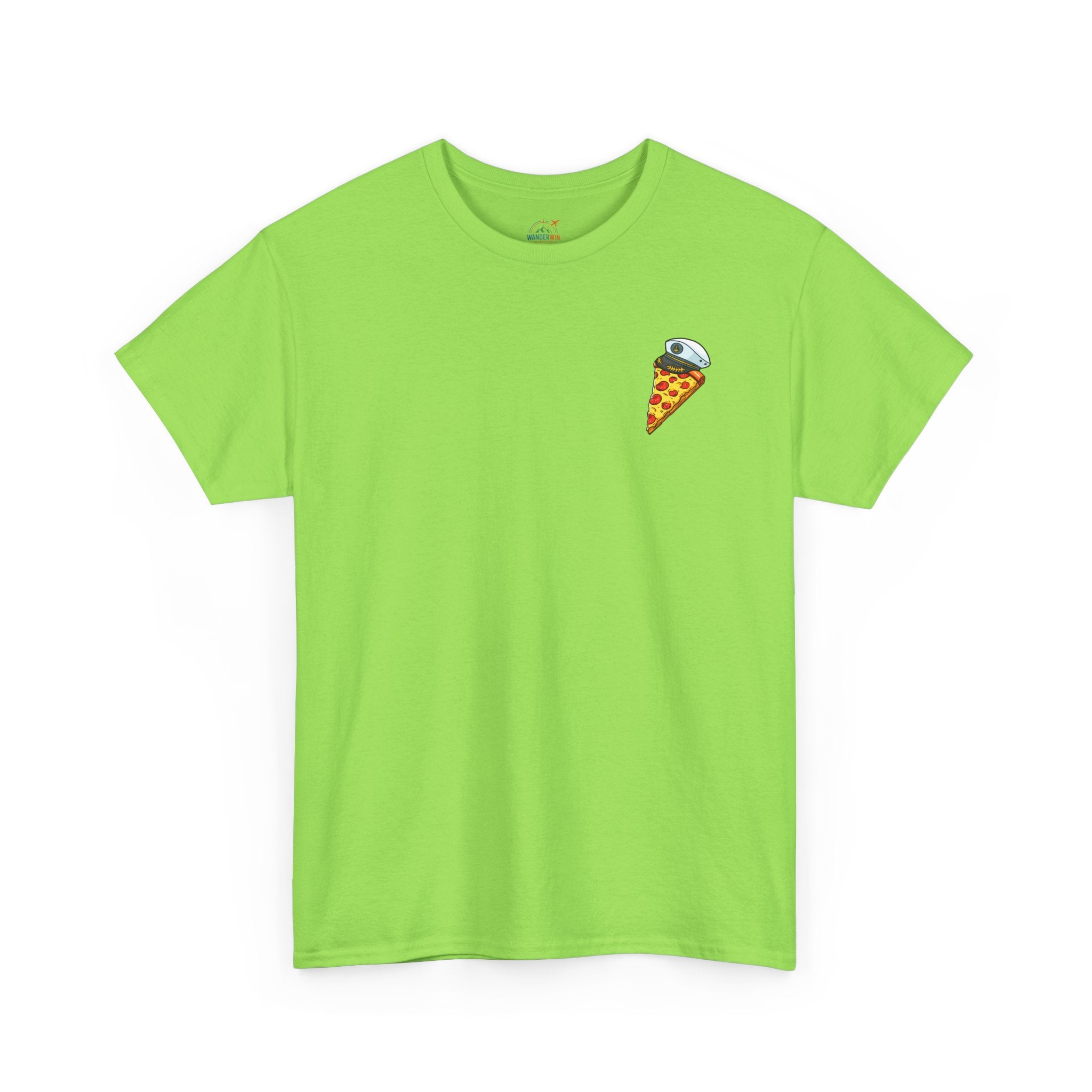 Pizza Captain Unisex Heavy Cotton Tee - Fun Graphic Tee, Retro Vibe, Perfect for Pizza Lovers, Casual Wear, Gift for Any Occasion