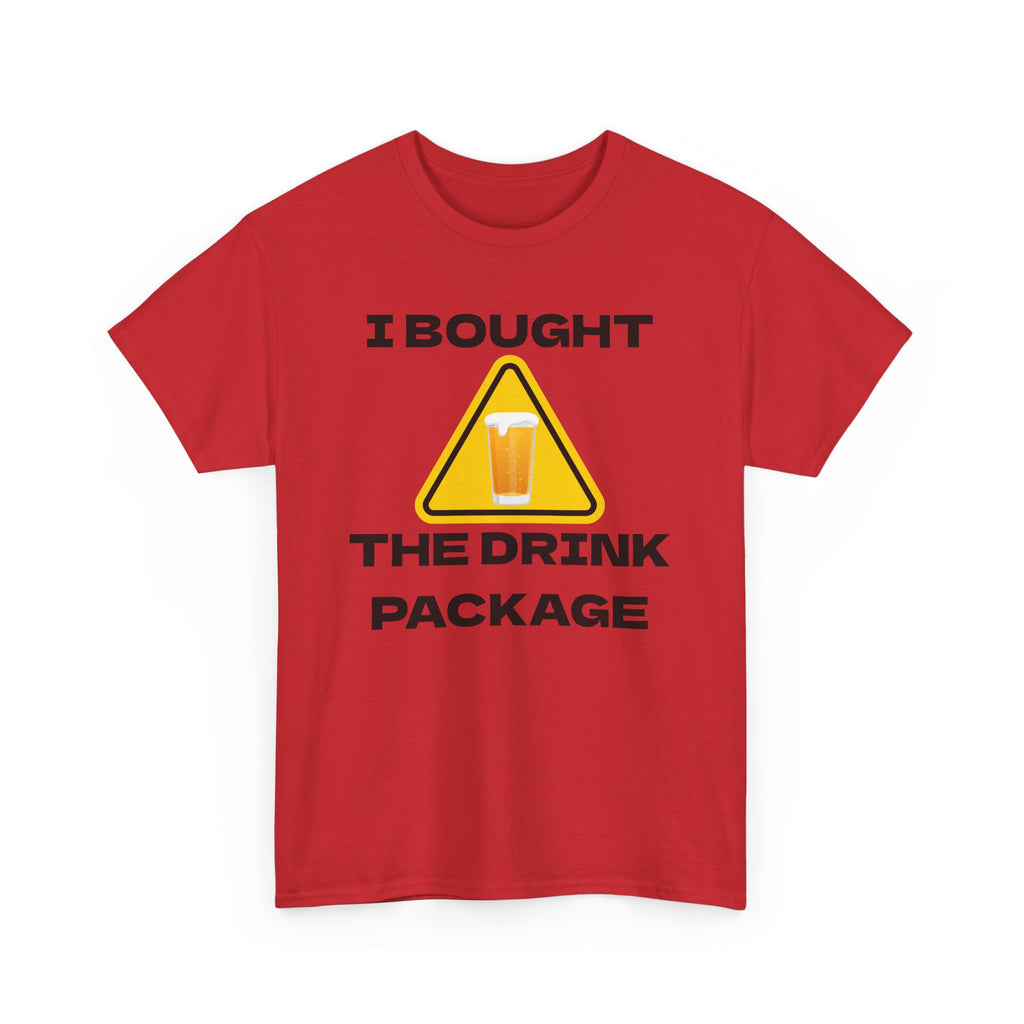Vacation Humor Tee, Fun Shirt for Cruise Lovers, Drink Package T-Shirt, Gift for Travelers, Summer Vacation Apparel