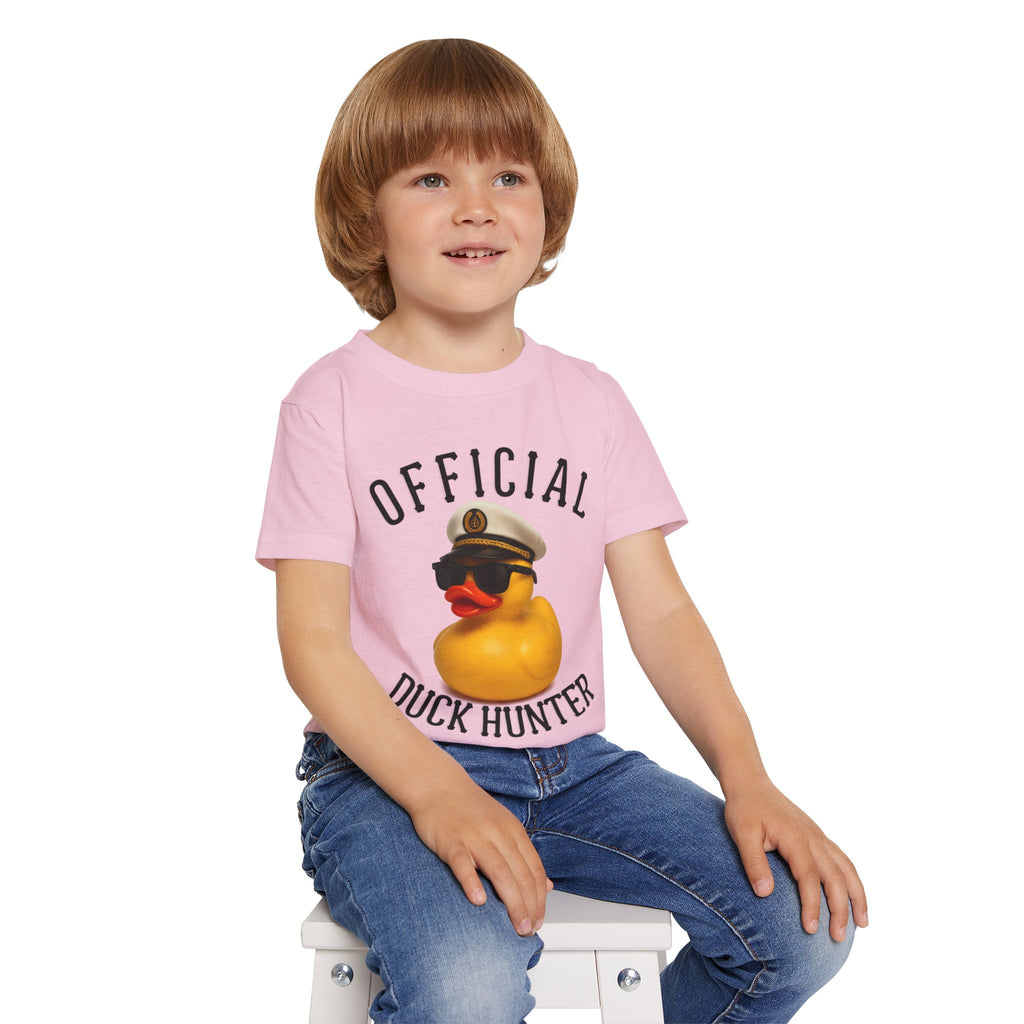 Official Duck Hunter Toddler T-shirt, Cute Kids Shirt, Fun Birthday Gift, Outdoor Adventure Tee, Baby Shower Present