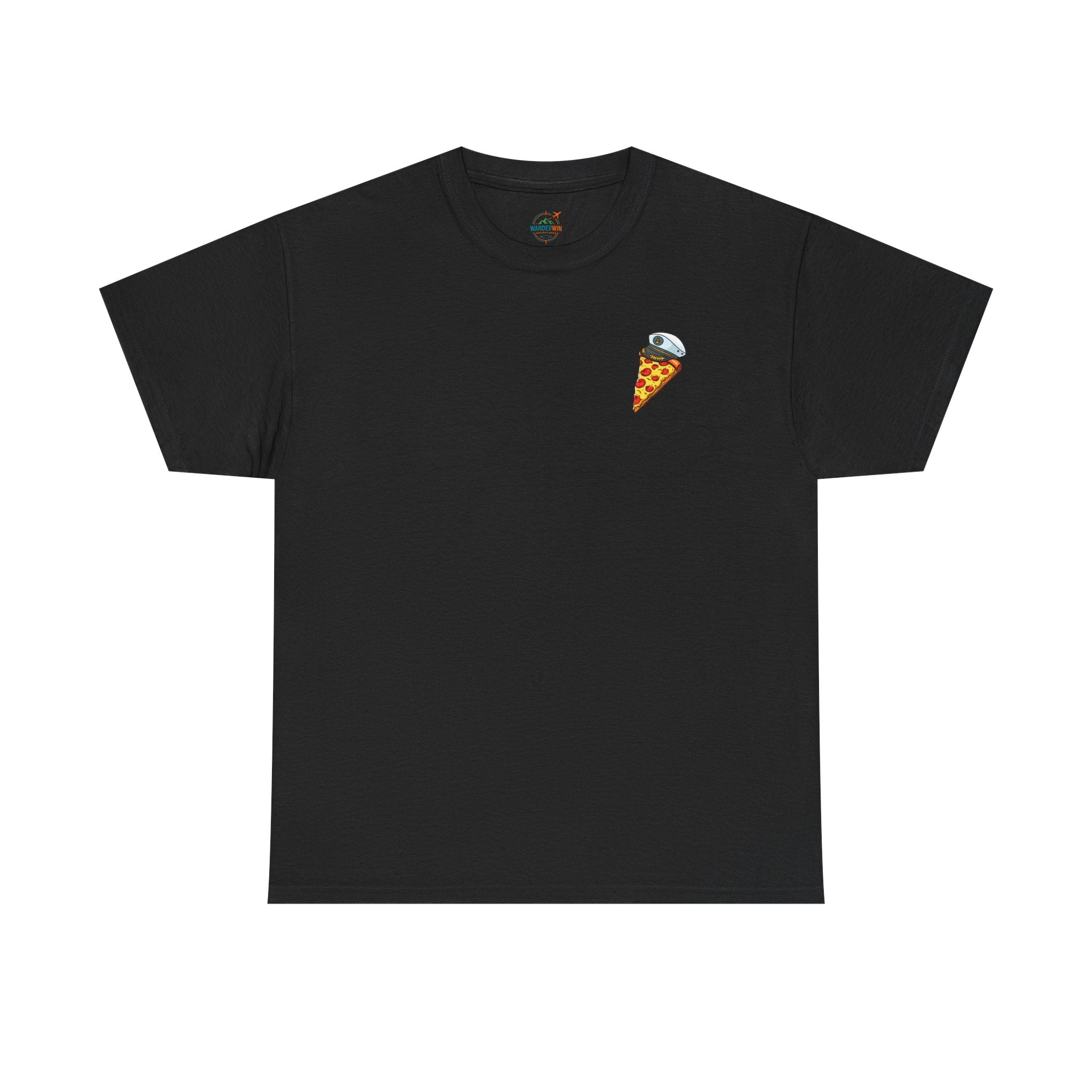 Pizza Captain Unisex Heavy Cotton Tee - Fun Graphic Tee, Retro Vibe, Perfect for Pizza Lovers, Casual Wear, Gift for Any Occasion
