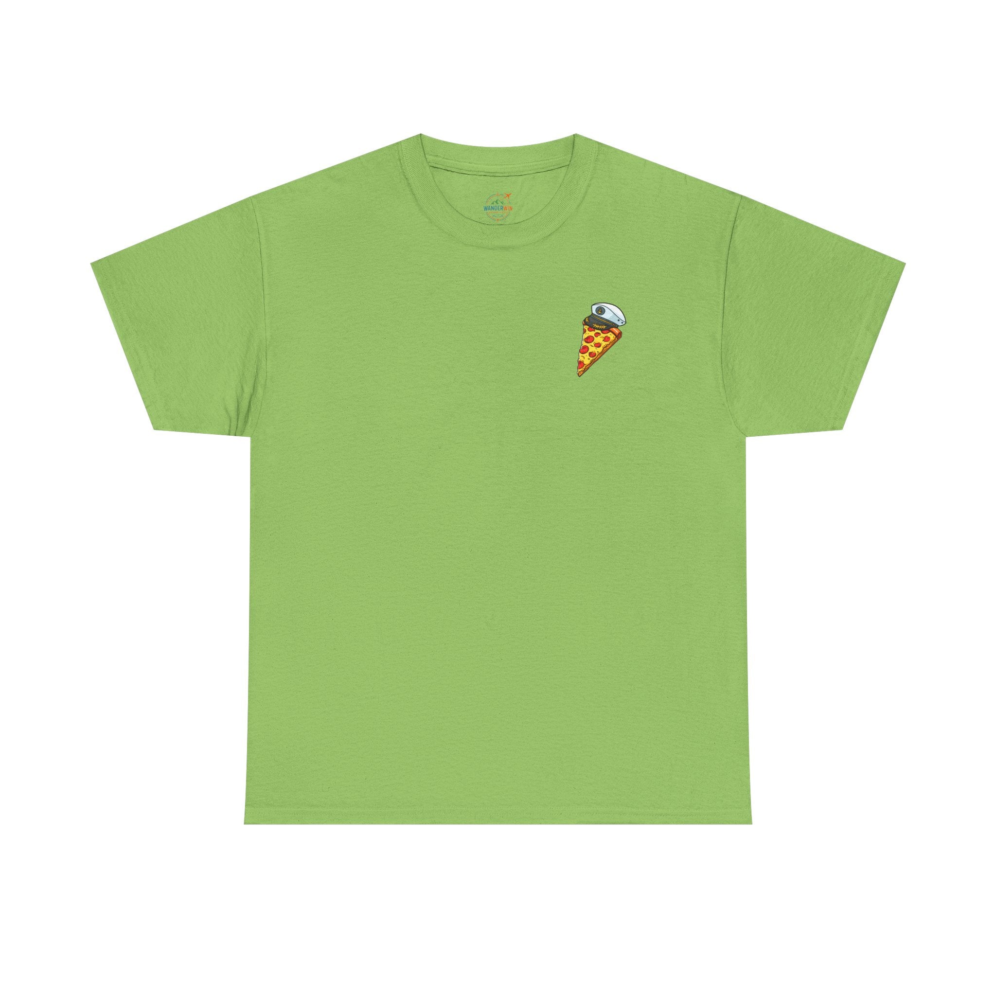 Pizza Captain Unisex Heavy Cotton Tee - Fun Graphic Tee, Retro Vibe, Perfect for Pizza Lovers, Casual Wear, Gift for Any Occasion
