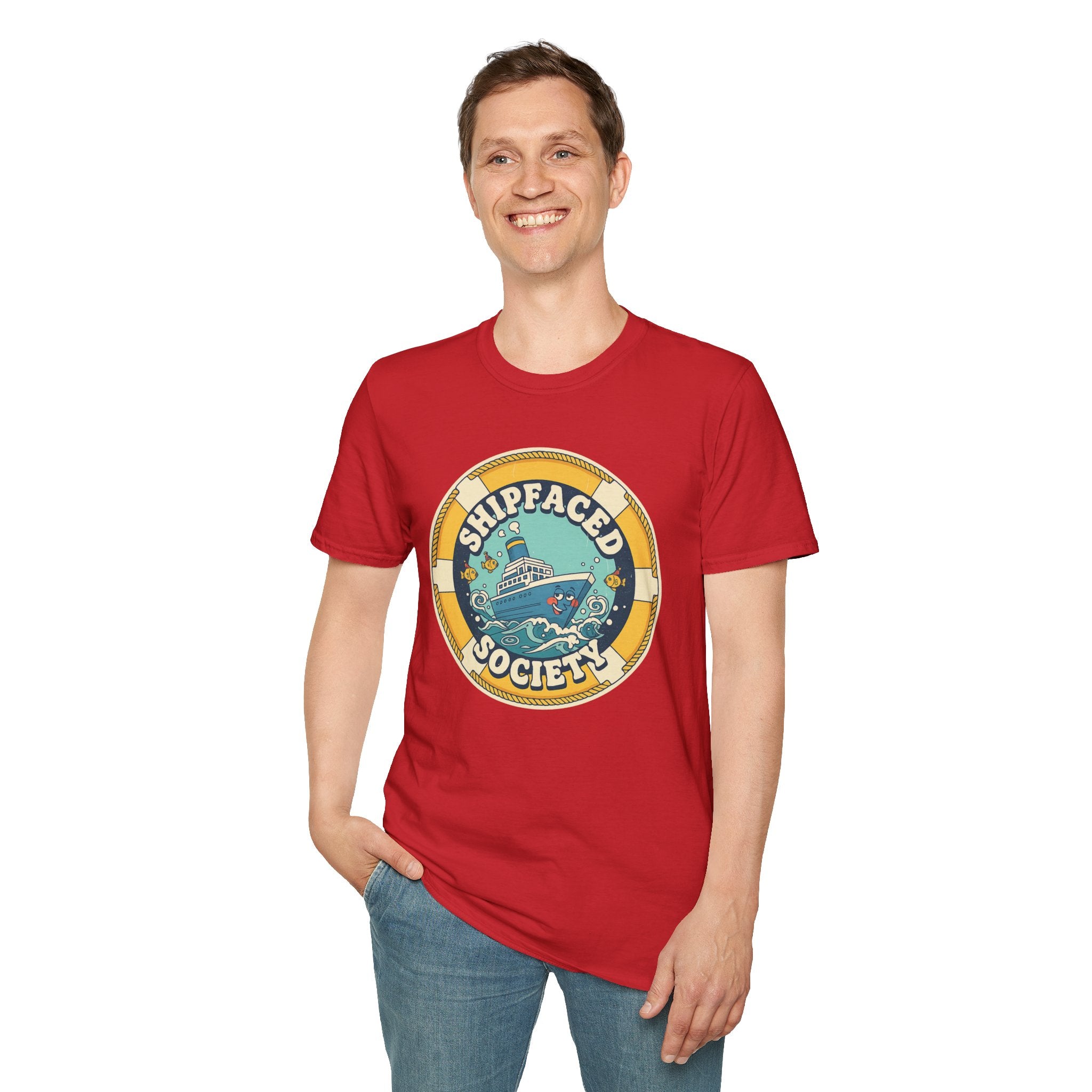 Shipfaced Society T-Shirt – Nautical Boat Party Graphic Tee