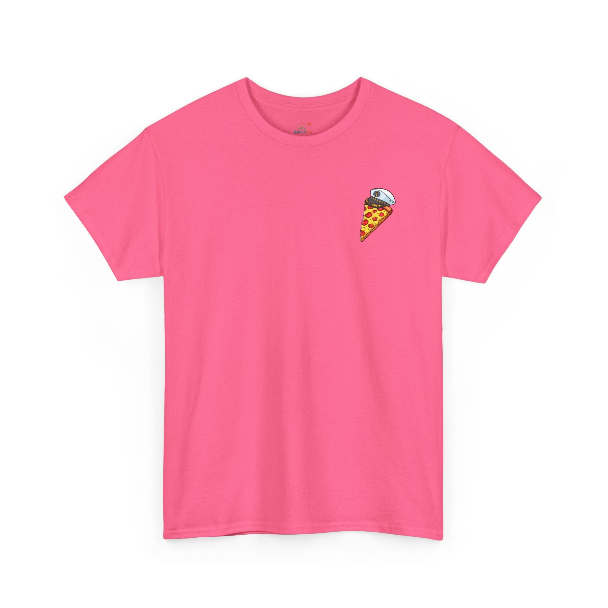Pizza Captain Unisex Heavy Cotton Tee - Fun Graphic Tee, Retro Vibe, Perfect for Pizza Lovers, Casual Wear, Gift for Any Occasion