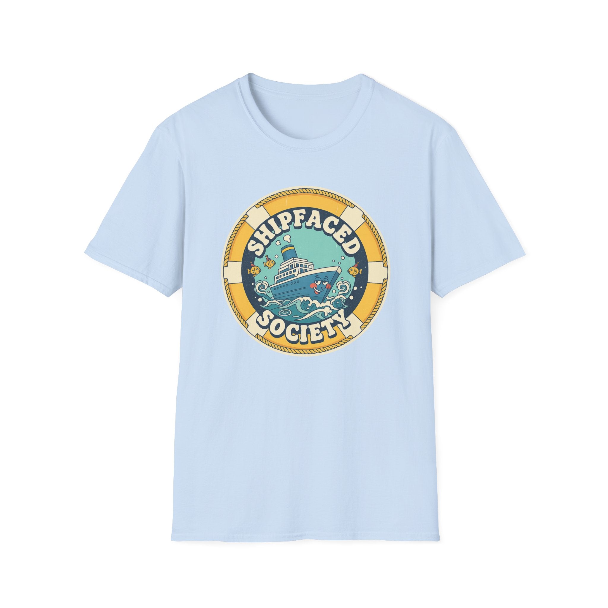 Shipfaced Society T-Shirt – Nautical Boat Party Graphic Tee