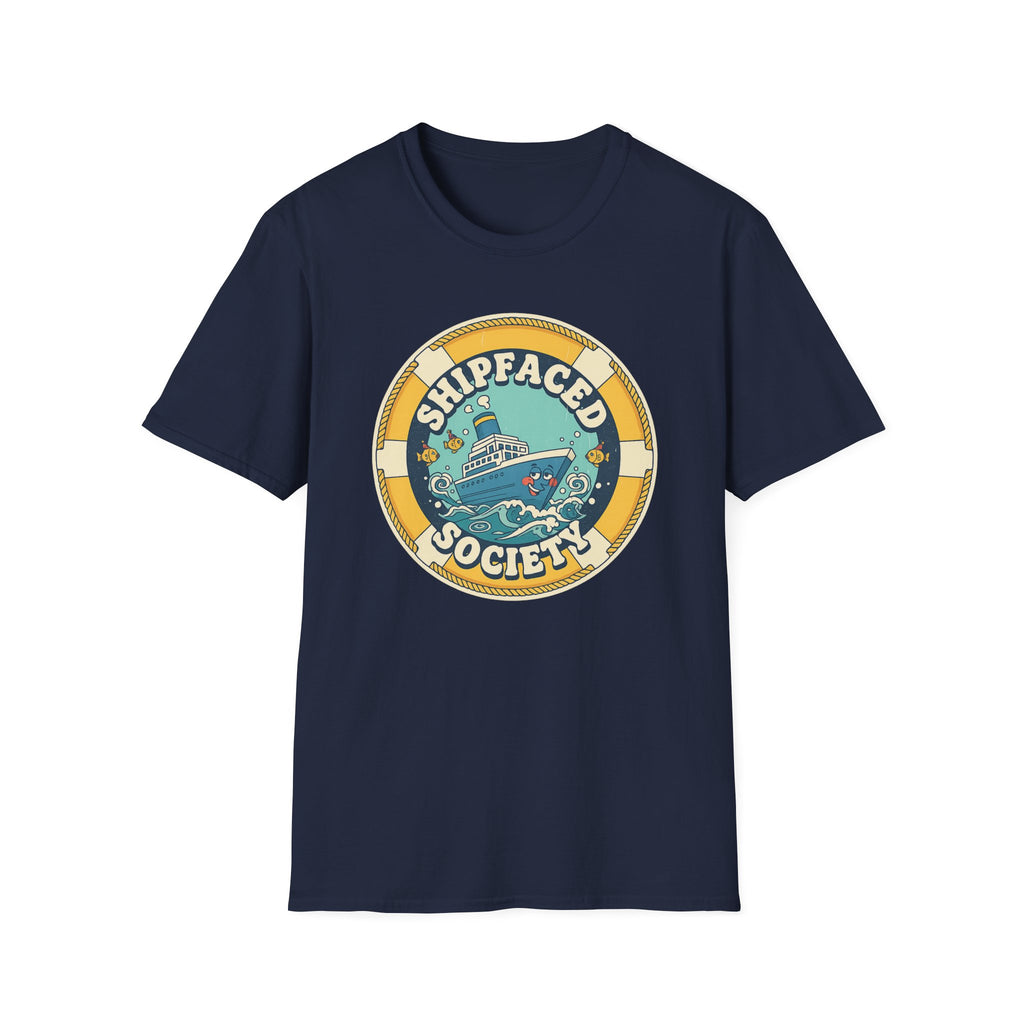 Shipfaced Society T-Shirt – Nautical Boat Party Graphic Tee