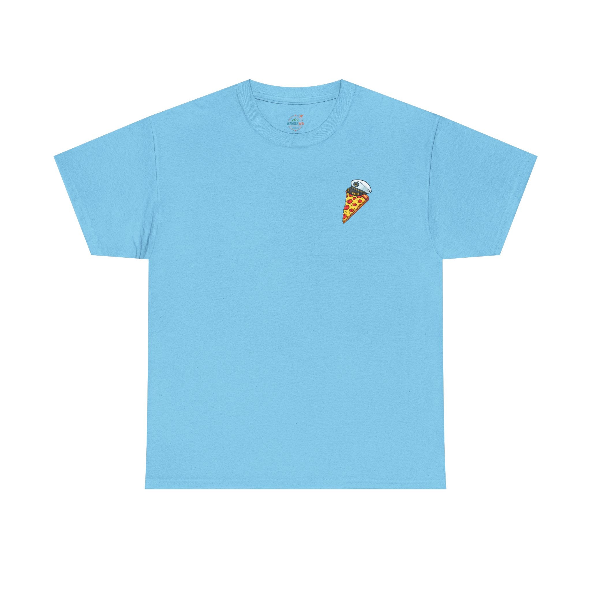 Pizza Captain Unisex Heavy Cotton Tee - Fun Graphic Tee, Retro Vibe, Perfect for Pizza Lovers, Casual Wear, Gift for Any Occasion