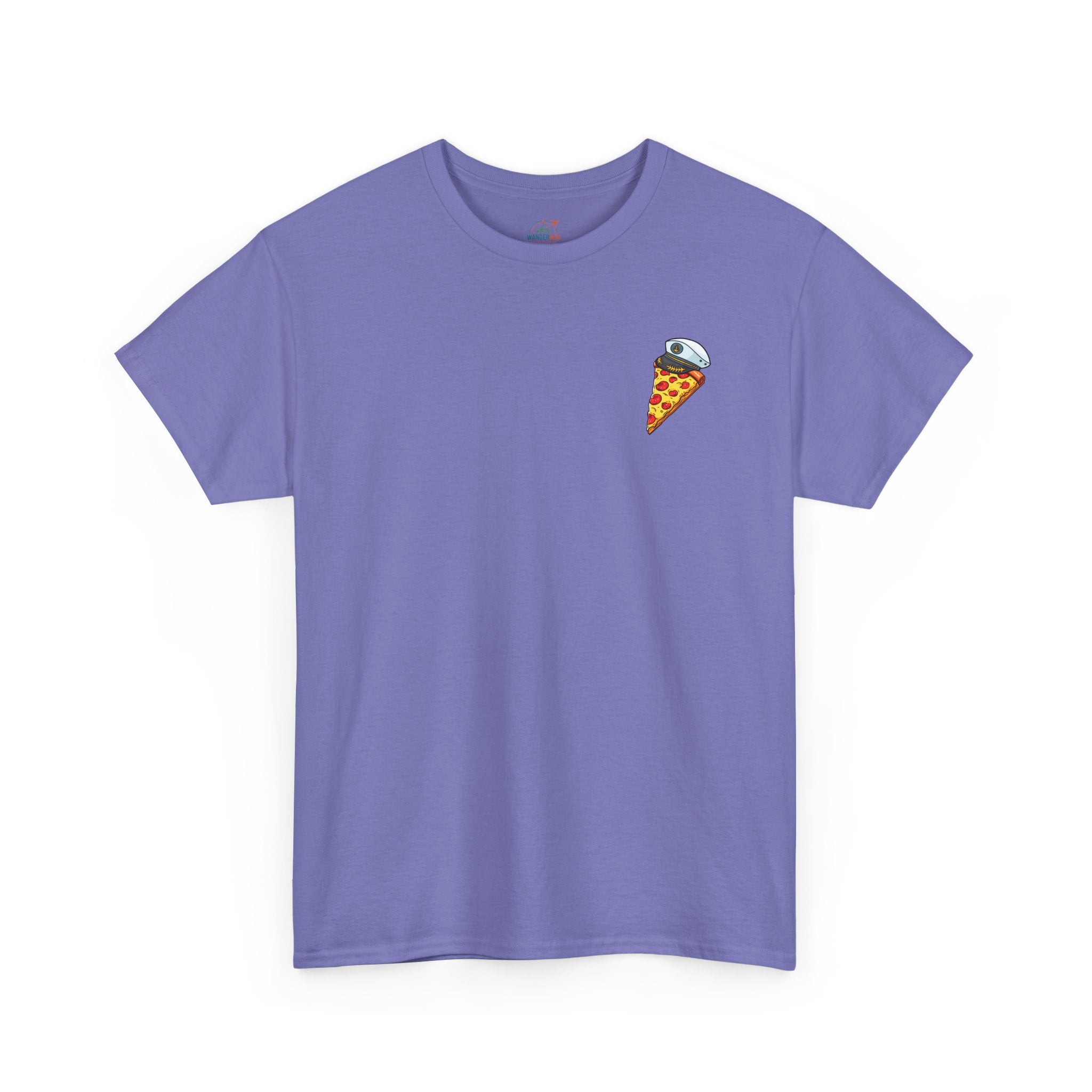 Pizza Captain Unisex Heavy Cotton Tee - Fun Graphic Tee, Retro Vibe, Perfect for Pizza Lovers, Casual Wear, Gift for Any Occasion