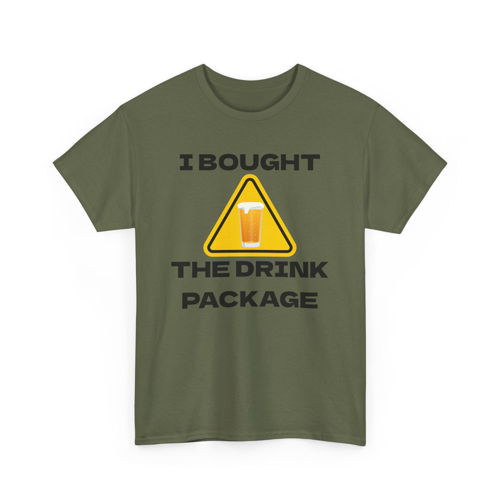 Vacation Humor Tee, Fun Shirt for Cruise Lovers, Drink Package T-Shirt, Gift for Travelers, Summer Vacation Apparel