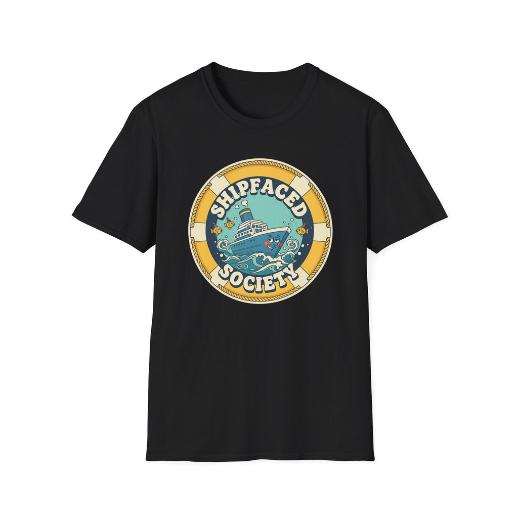 Shipfaced Society T-Shirt – Nautical Boat Party Graphic Tee