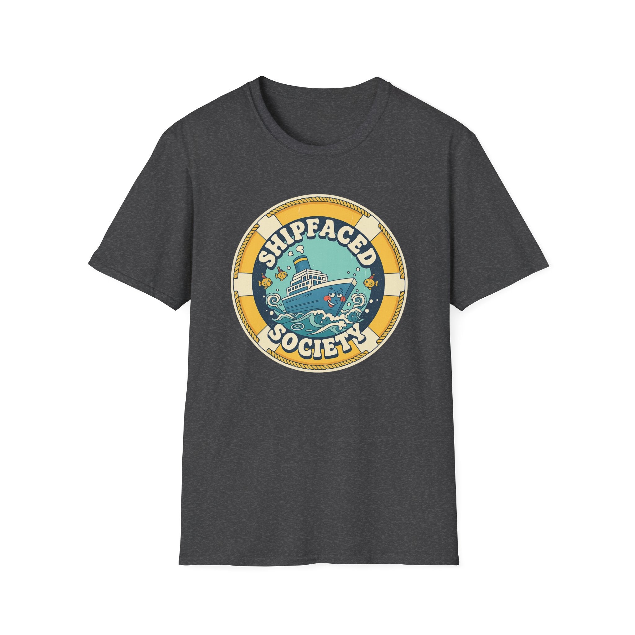 Shipfaced Society T-Shirt – Nautical Boat Party Graphic Tee