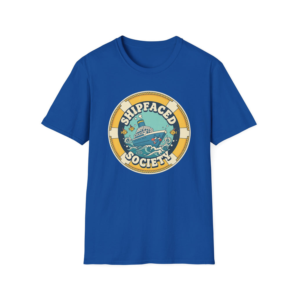Shipfaced Society T-Shirt – Nautical Boat Party Graphic Tee