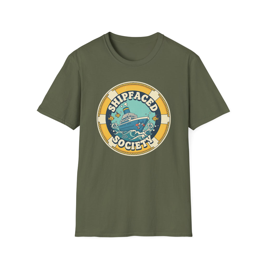 Shipfaced Society T-Shirt – Nautical Boat Party Graphic Tee