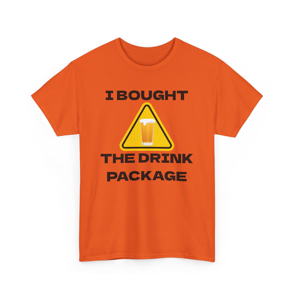 Vacation Humor Tee, Fun Shirt for Cruise Lovers, Drink Package T-Shirt, Gift for Travelers, Summer Vacation Apparel