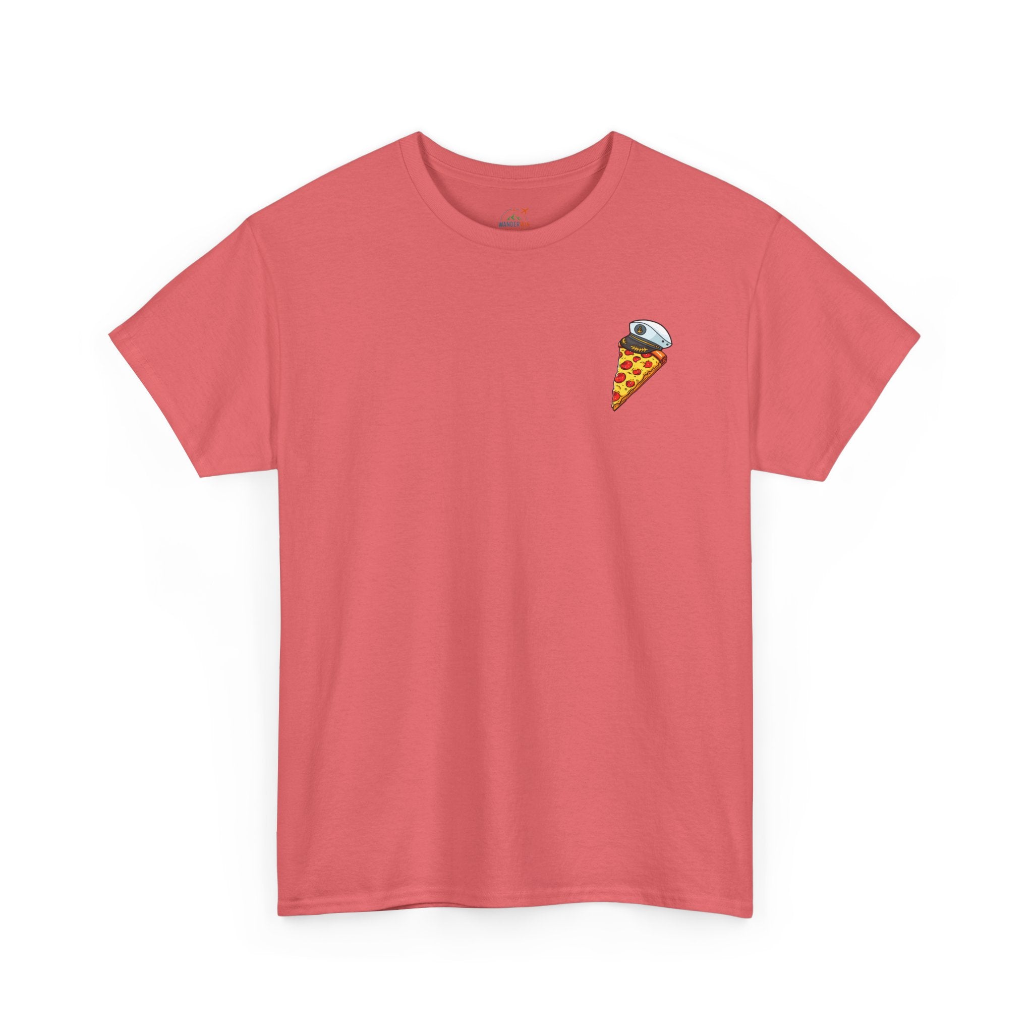 Pizza Captain Unisex Heavy Cotton Tee - Fun Graphic Tee, Retro Vibe, Perfect for Pizza Lovers, Casual Wear, Gift for Any Occasion