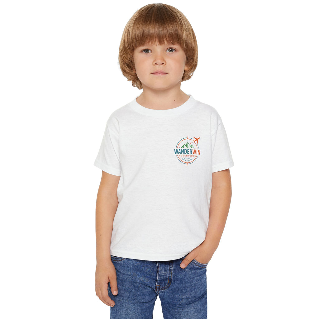 Toddler T‑Shirt — 'Stay Salty' Beach Logo Wanderwin Toddler Tee