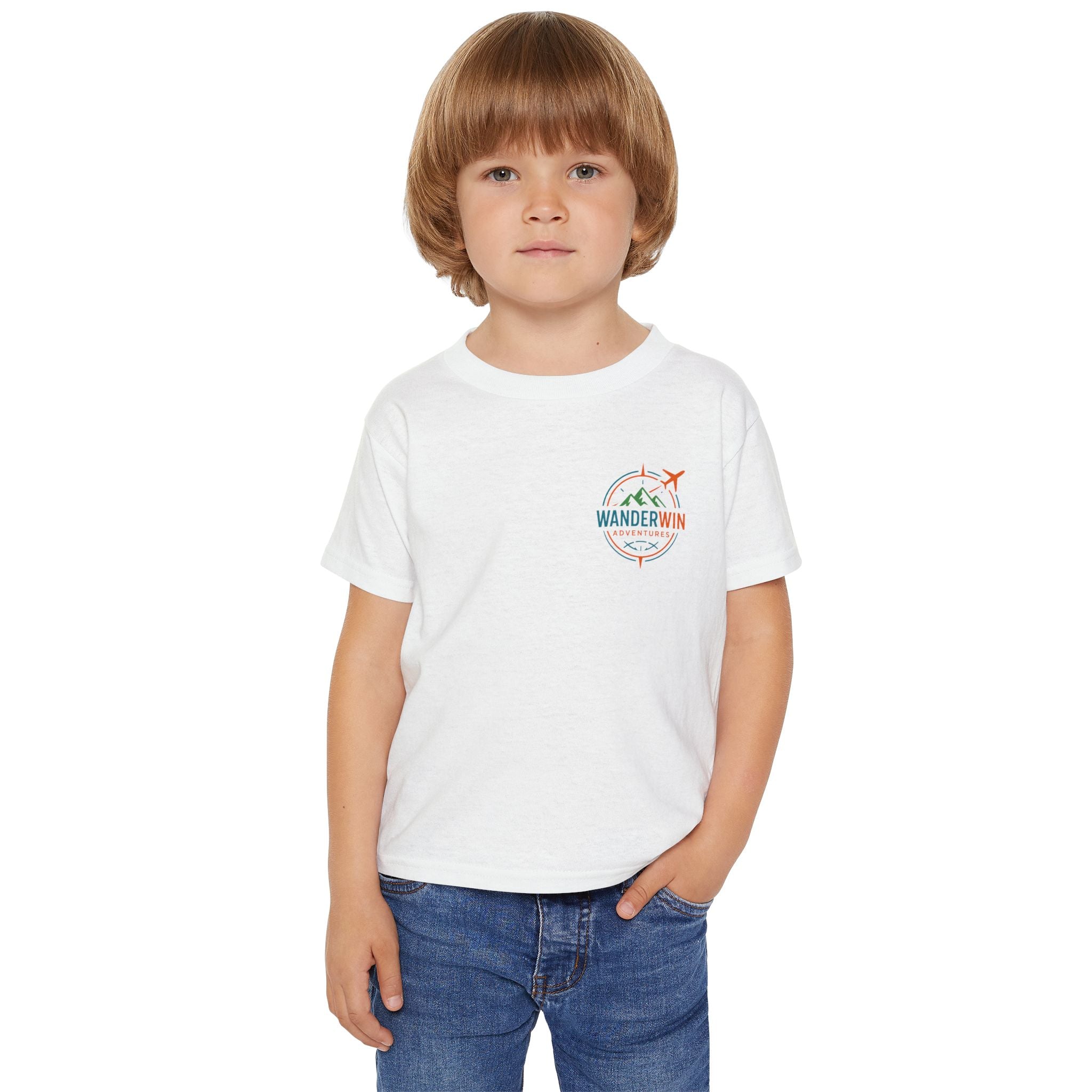 Toddler T‑Shirt — 'Stay Salty' Beach Logo Wanderwin Toddler Tee