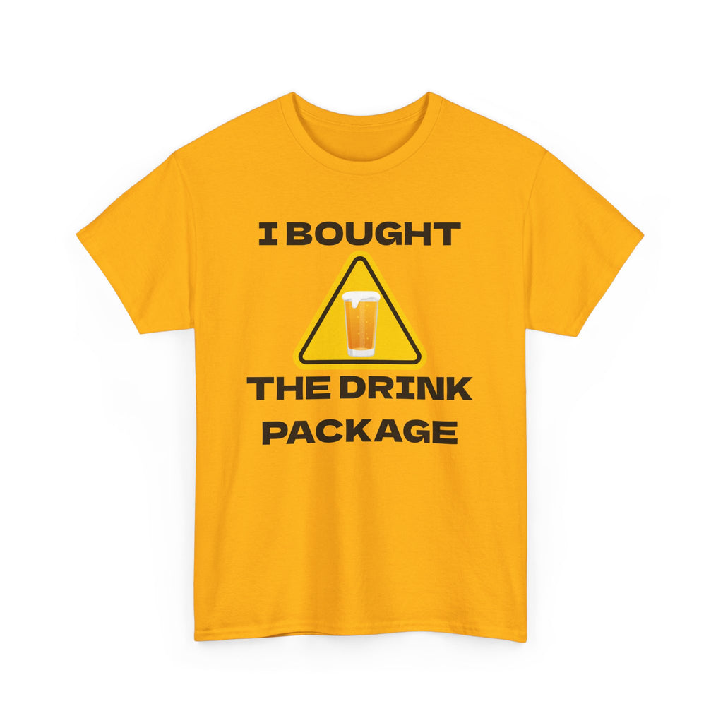 Vacation Humor Tee, Fun Shirt for Cruise Lovers, Drink Package T-Shirt, Gift for Travelers, Summer Vacation Apparel