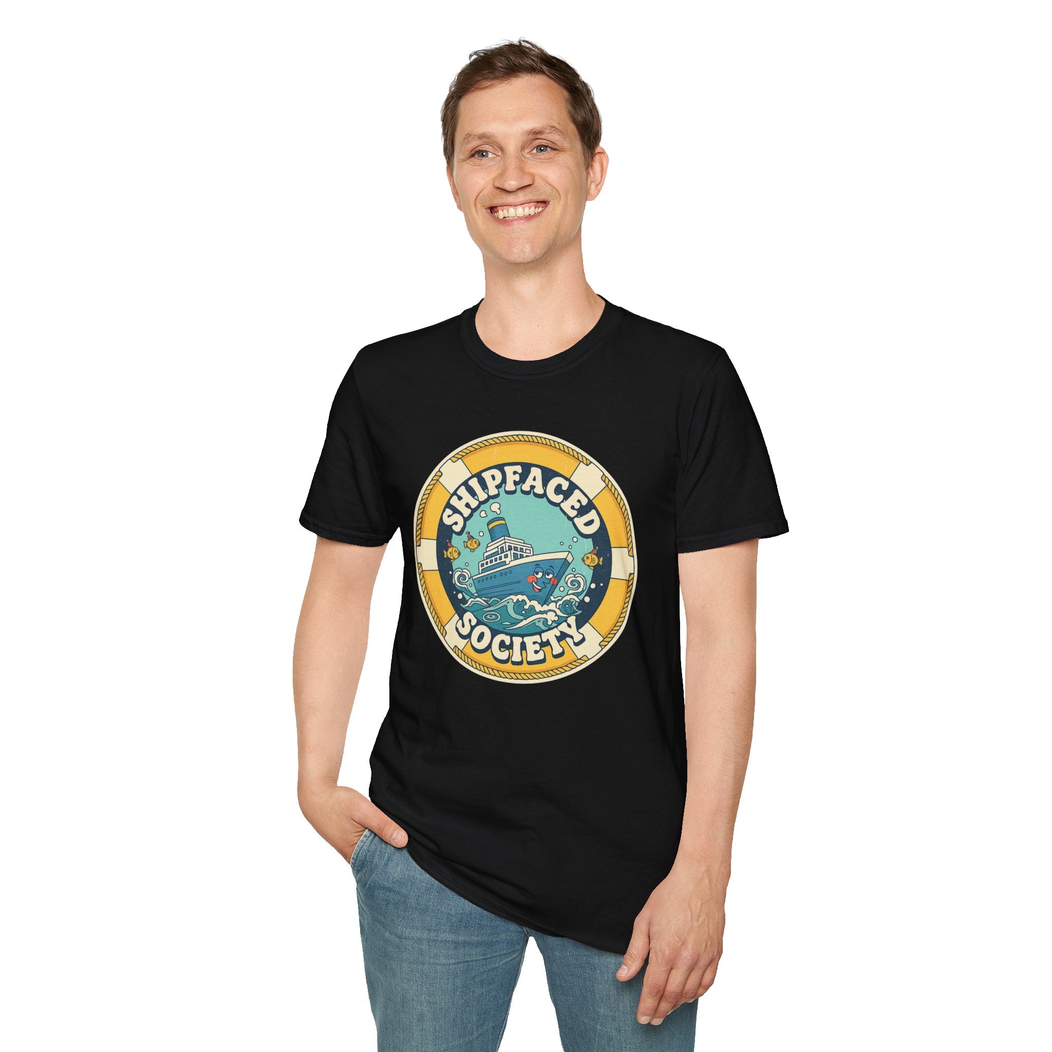 Shipfaced Society T-Shirt – Nautical Boat Party Graphic Tee