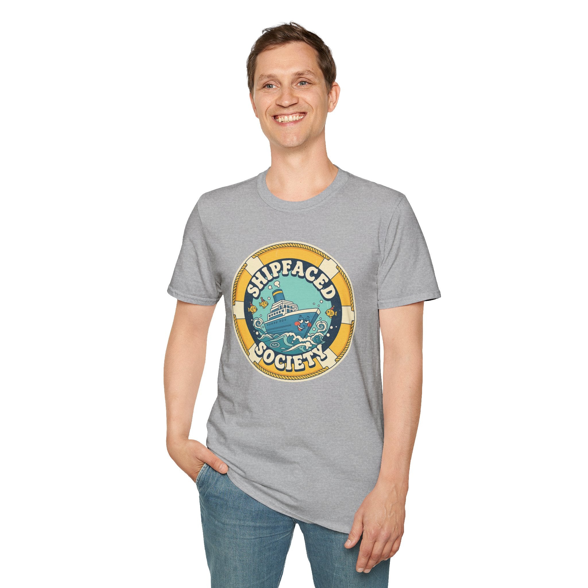 Shipfaced Society T-Shirt – Nautical Boat Party Graphic Tee