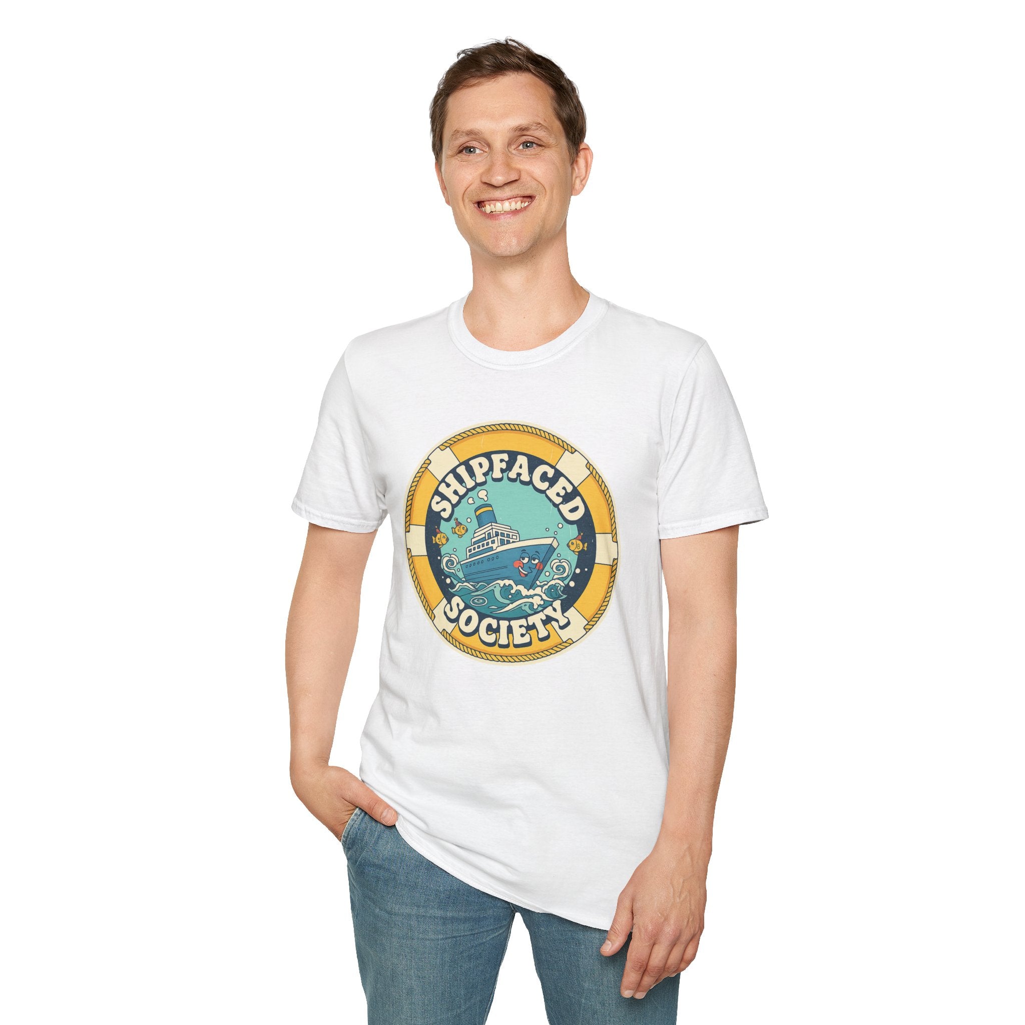 Shipfaced Society T-Shirt – Nautical Boat Party Graphic Tee