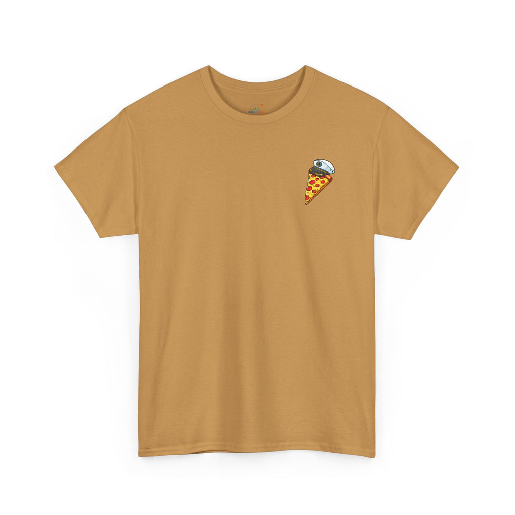 Pizza Captain Unisex Heavy Cotton Tee - Fun Graphic Tee, Retro Vibe, Perfect for Pizza Lovers, Casual Wear, Gift for Any Occasion