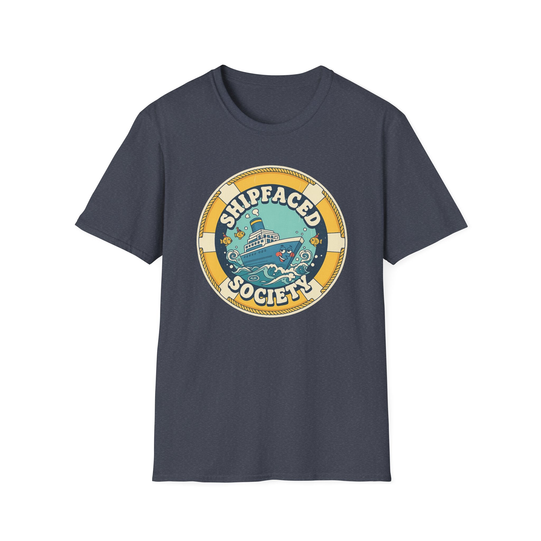 Shipfaced Society T-Shirt – Nautical Boat Party Graphic Tee
