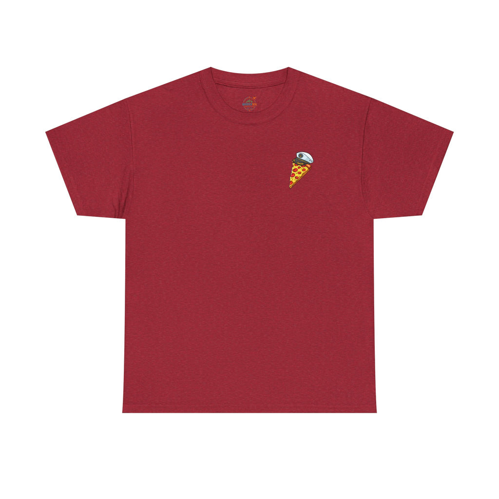 Pizza Captain Unisex Heavy Cotton Tee - Fun Graphic Tee, Retro Vibe, Perfect for Pizza Lovers, Casual Wear, Gift for Any Occasion