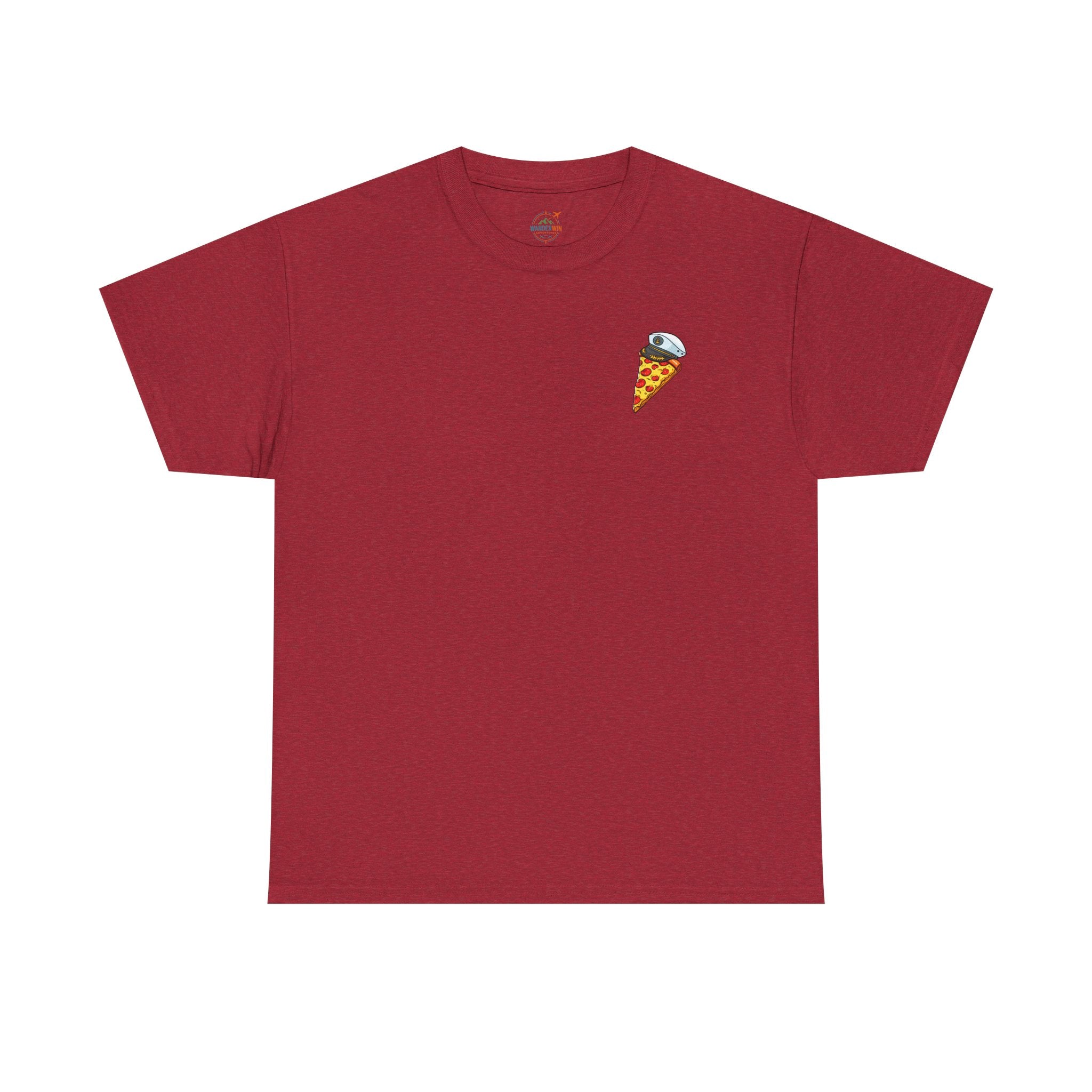 Pizza Captain Unisex Heavy Cotton Tee - Fun Graphic Tee, Retro Vibe, Perfect for Pizza Lovers, Casual Wear, Gift for Any Occasion