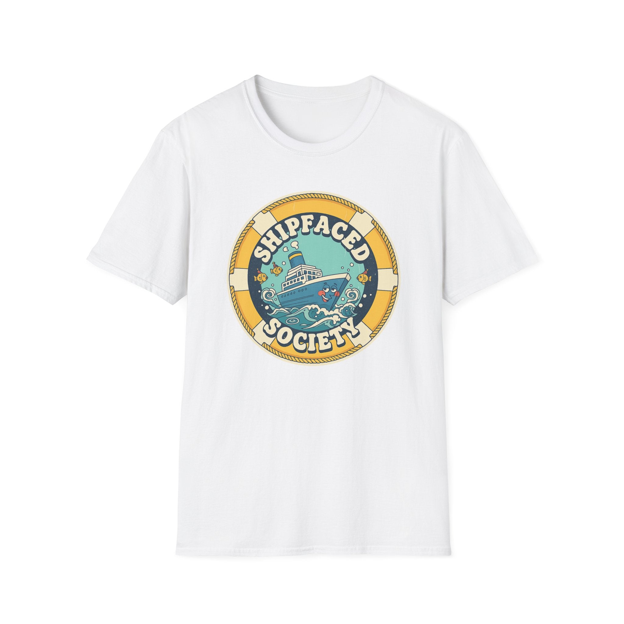 Shipfaced Society T-Shirt – Nautical Boat Party Graphic Tee