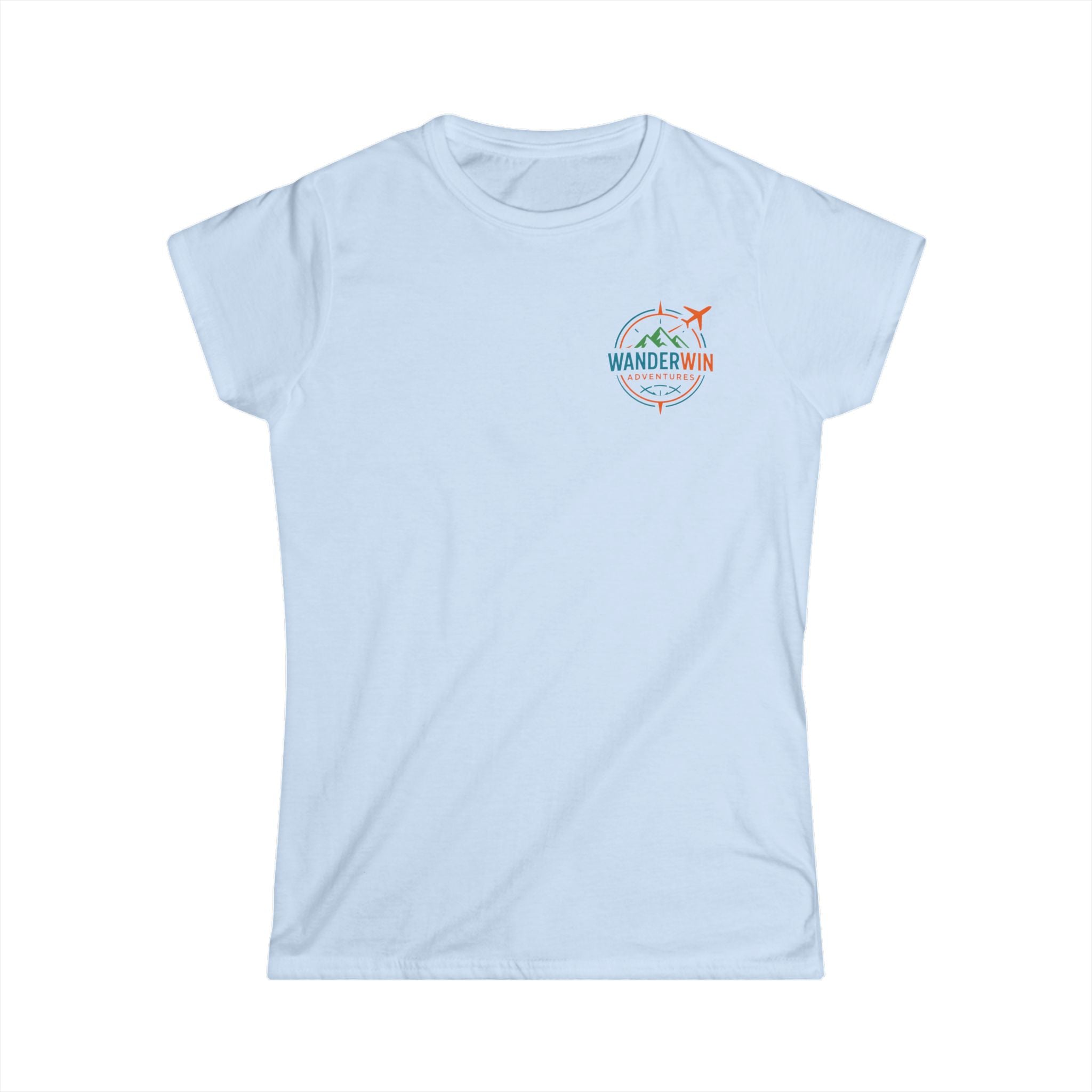 Stay Salty Travel Tee — "Wanderwin" Beach Graphic Women's T-Shirt