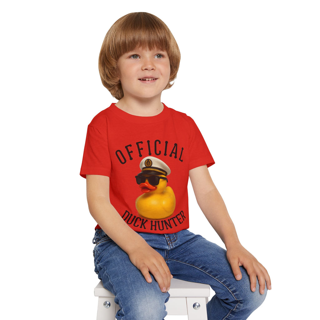 Official Duck Hunter Toddler T-shirt, Cute Kids Shirt, Fun Birthday Gift, Outdoor Adventure Tee, Baby Shower Present