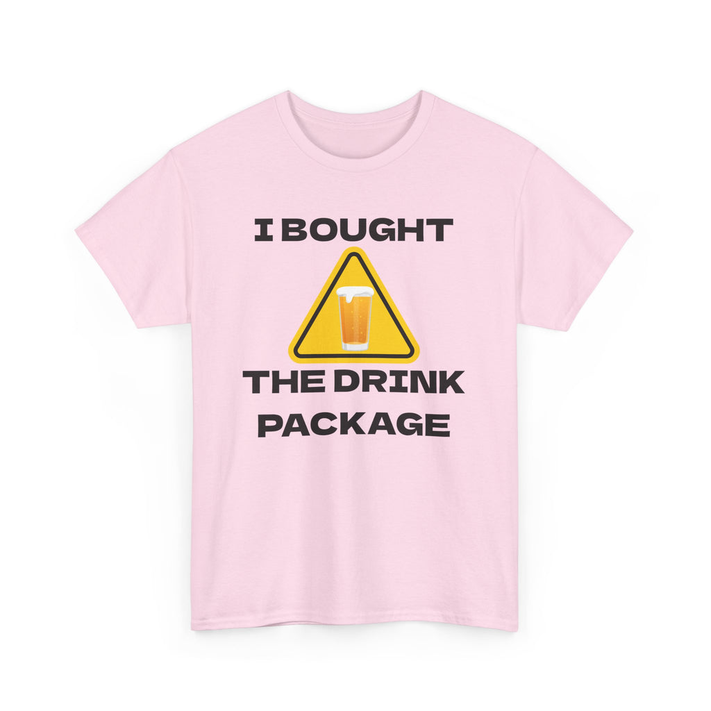 Vacation Humor Tee, Fun Shirt for Cruise Lovers, Drink Package T-Shirt, Gift for Travelers, Summer Vacation Apparel