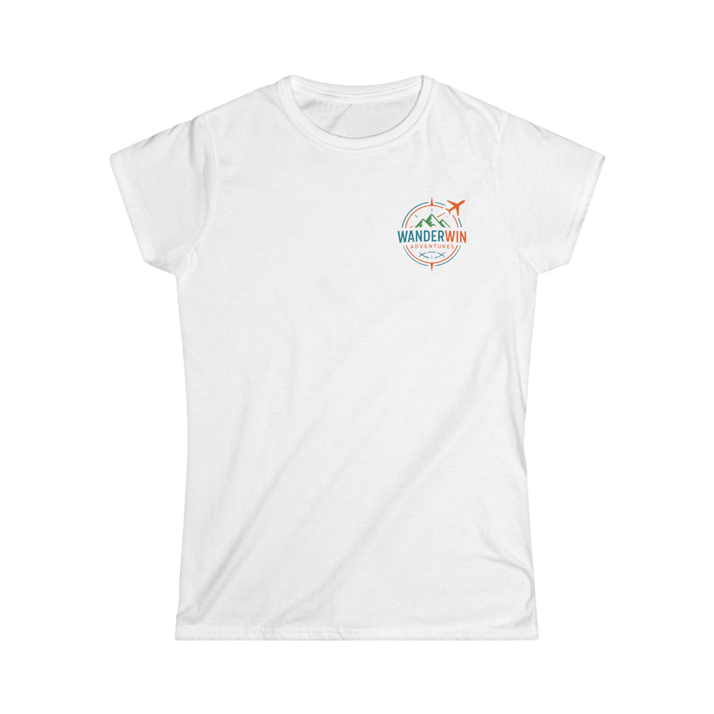 Stay Salty Travel Tee — "Wanderwin" Beach Graphic Women's T-Shirt