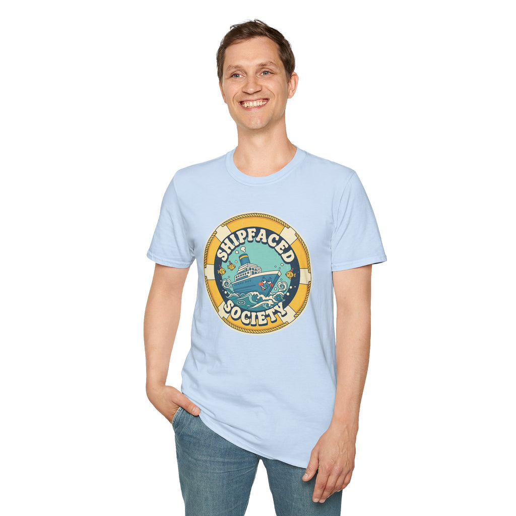 Shipfaced Society T-Shirt – Nautical Boat Party Graphic Tee