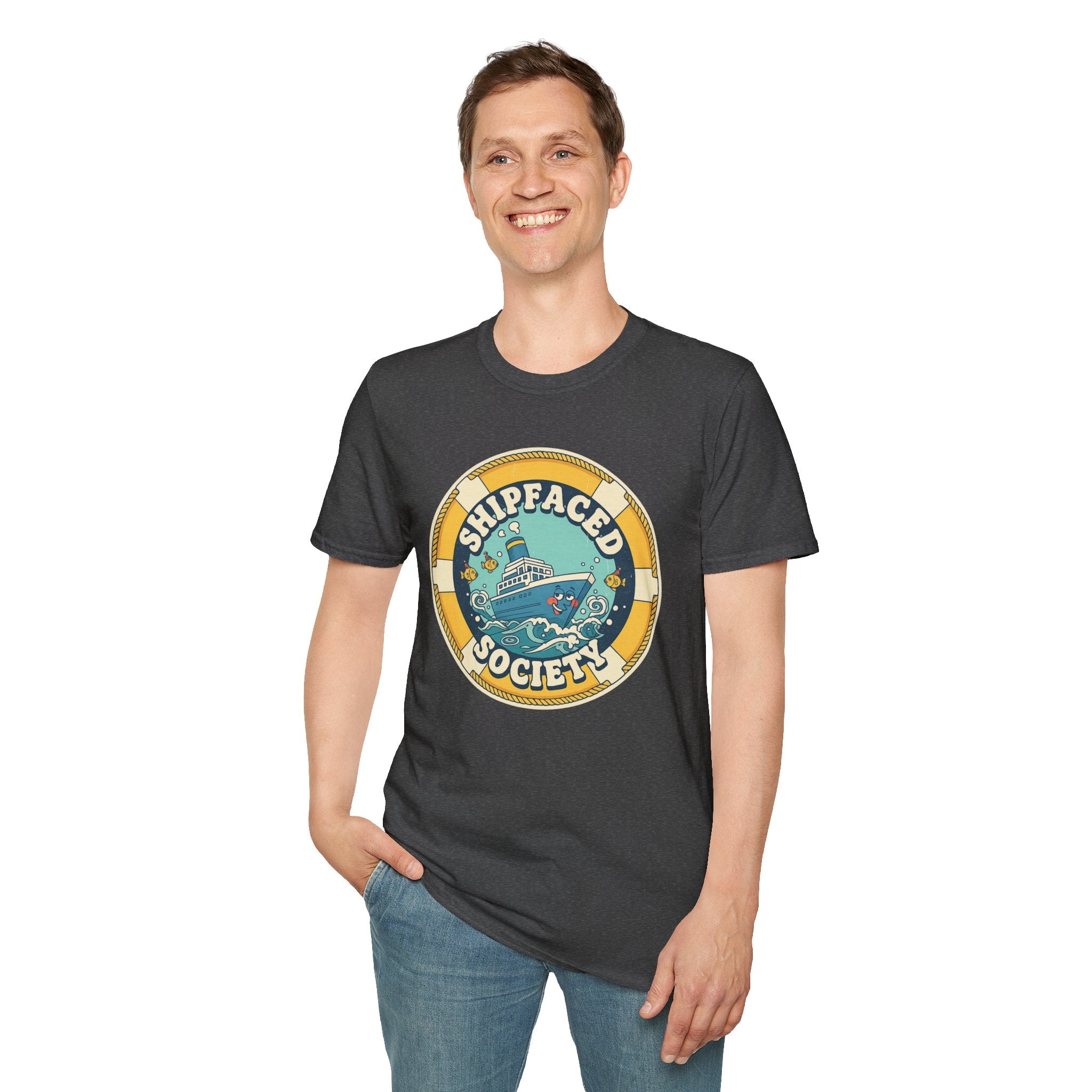 Shipfaced Society T-Shirt – Nautical Boat Party Graphic Tee