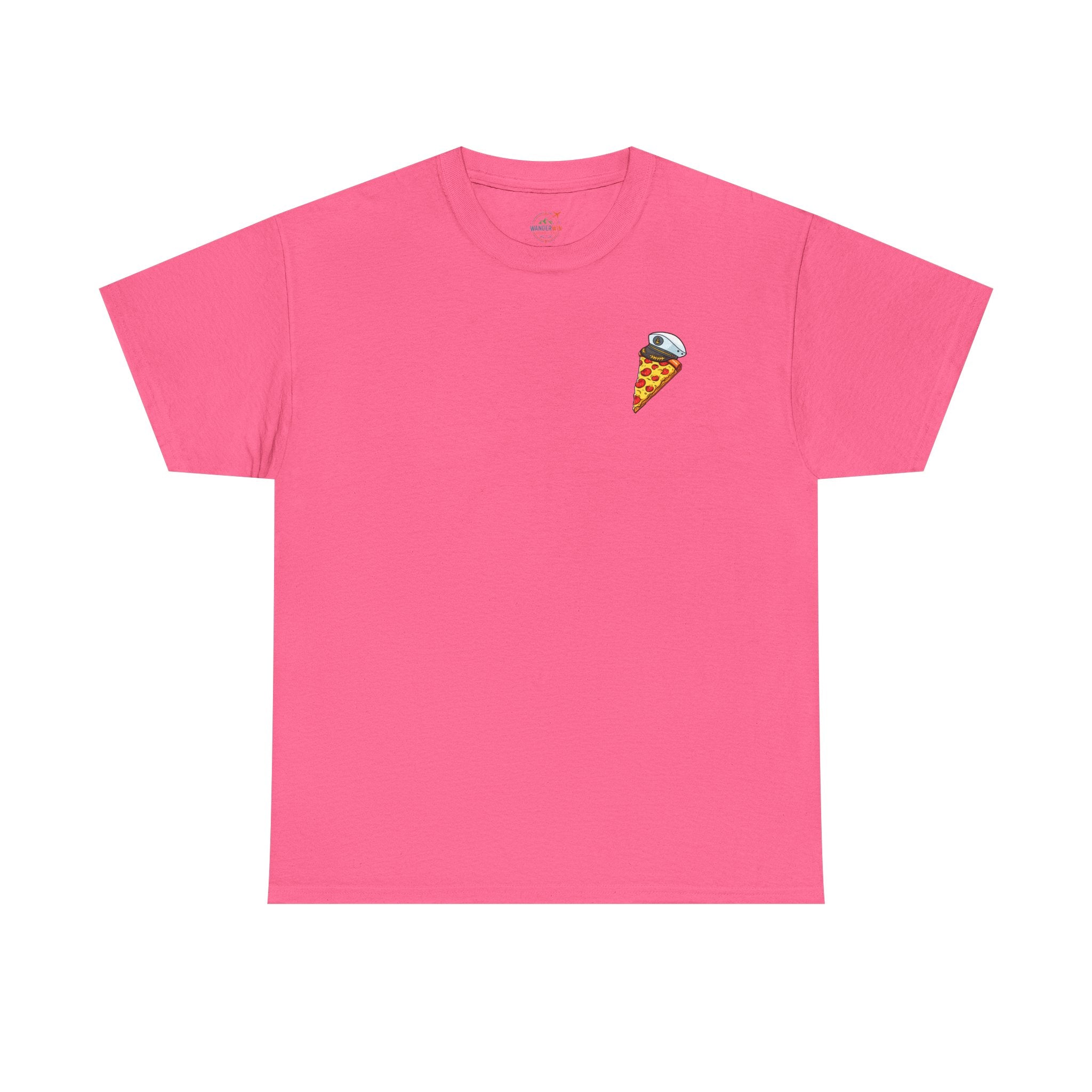 Pizza Captain Unisex Heavy Cotton Tee - Fun Graphic Tee, Retro Vibe, Perfect for Pizza Lovers, Casual Wear, Gift for Any Occasion
