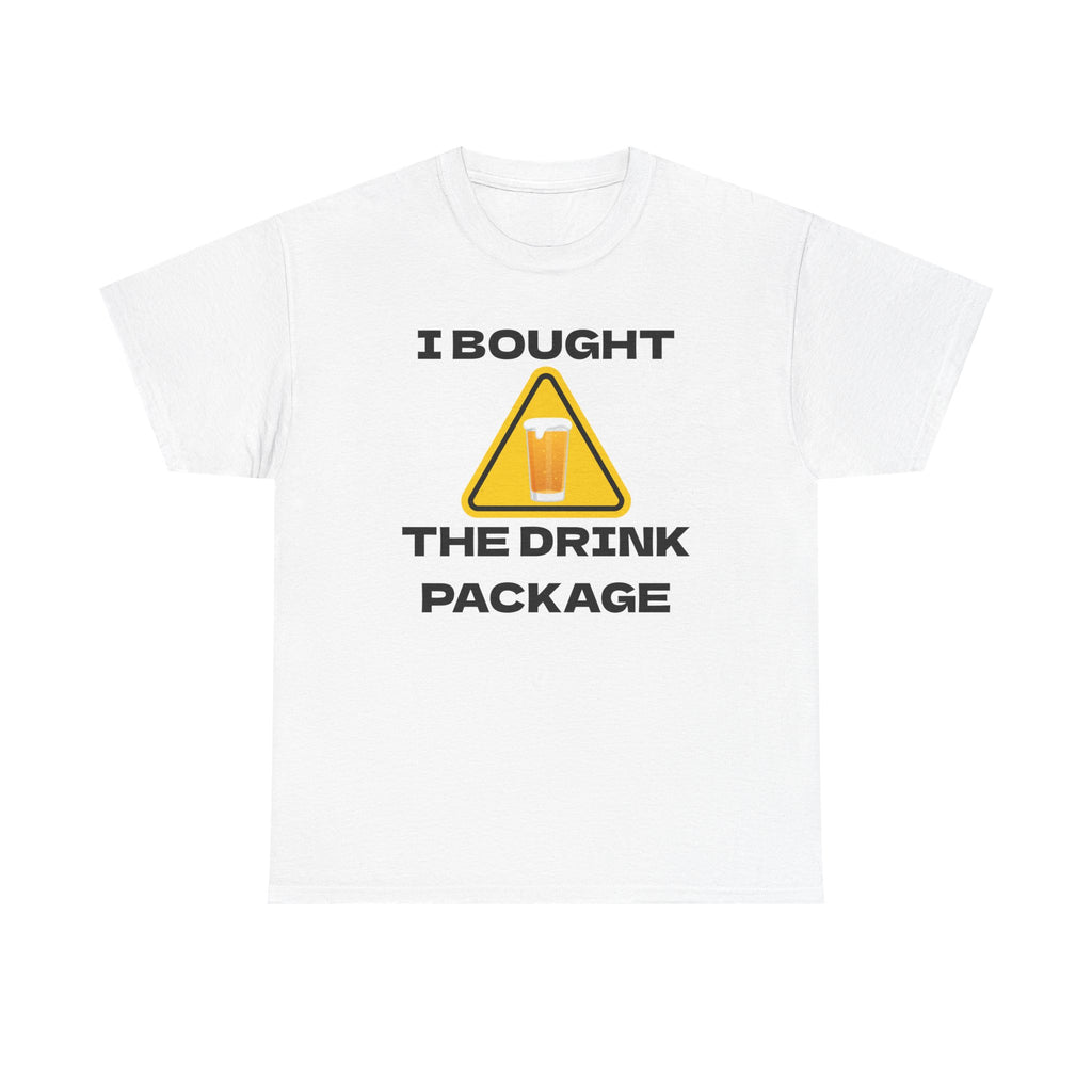 Vacation Humor Tee, Fun Shirt for Cruise Lovers, Drink Package T-Shirt, Gift for Travelers, Summer Vacation Apparel